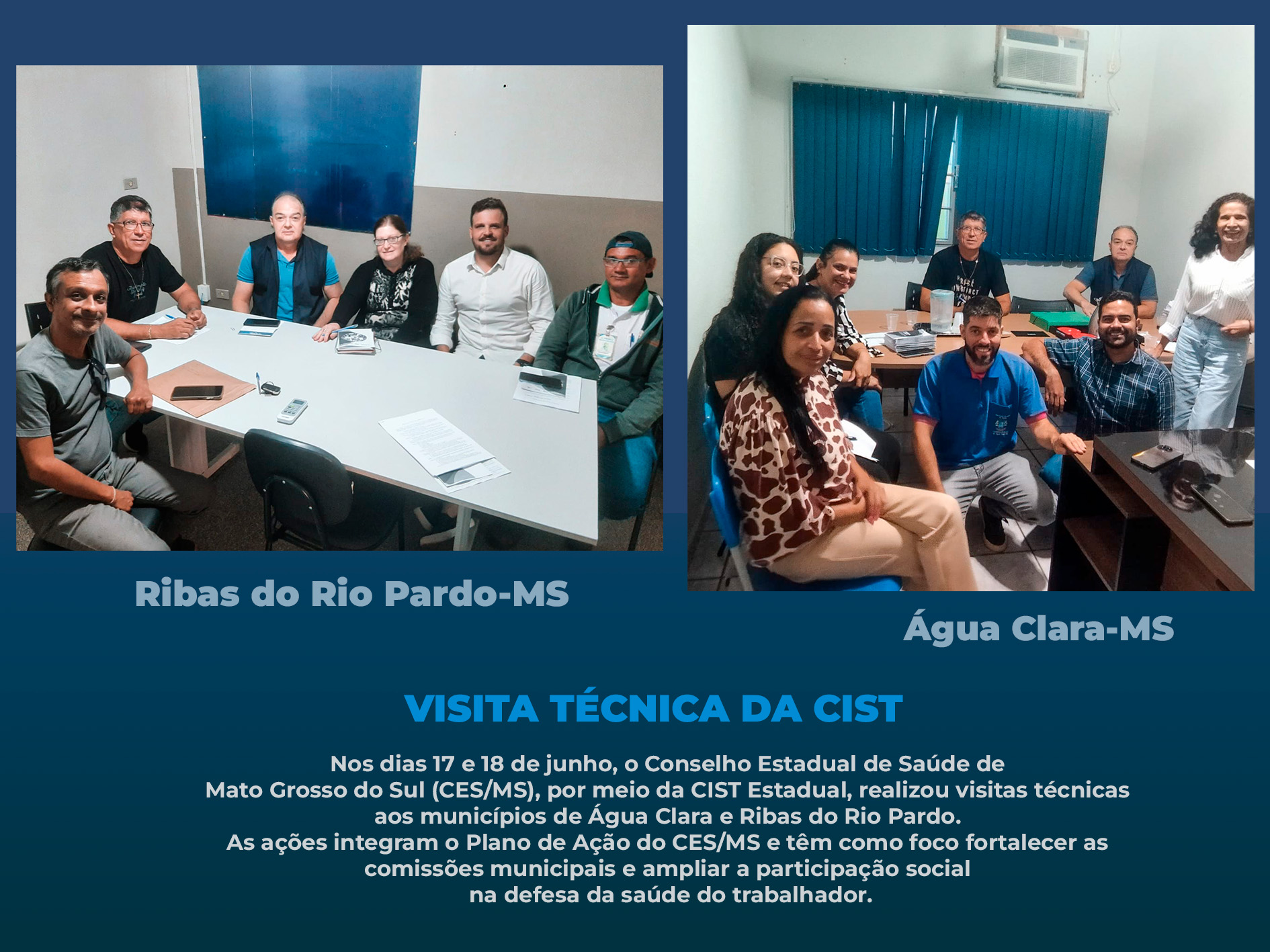 Mesmo diante da forte presença industrial, municípios avançam na implantação das Comissões de Saúde do Trabalhador com apoio do CES/MS