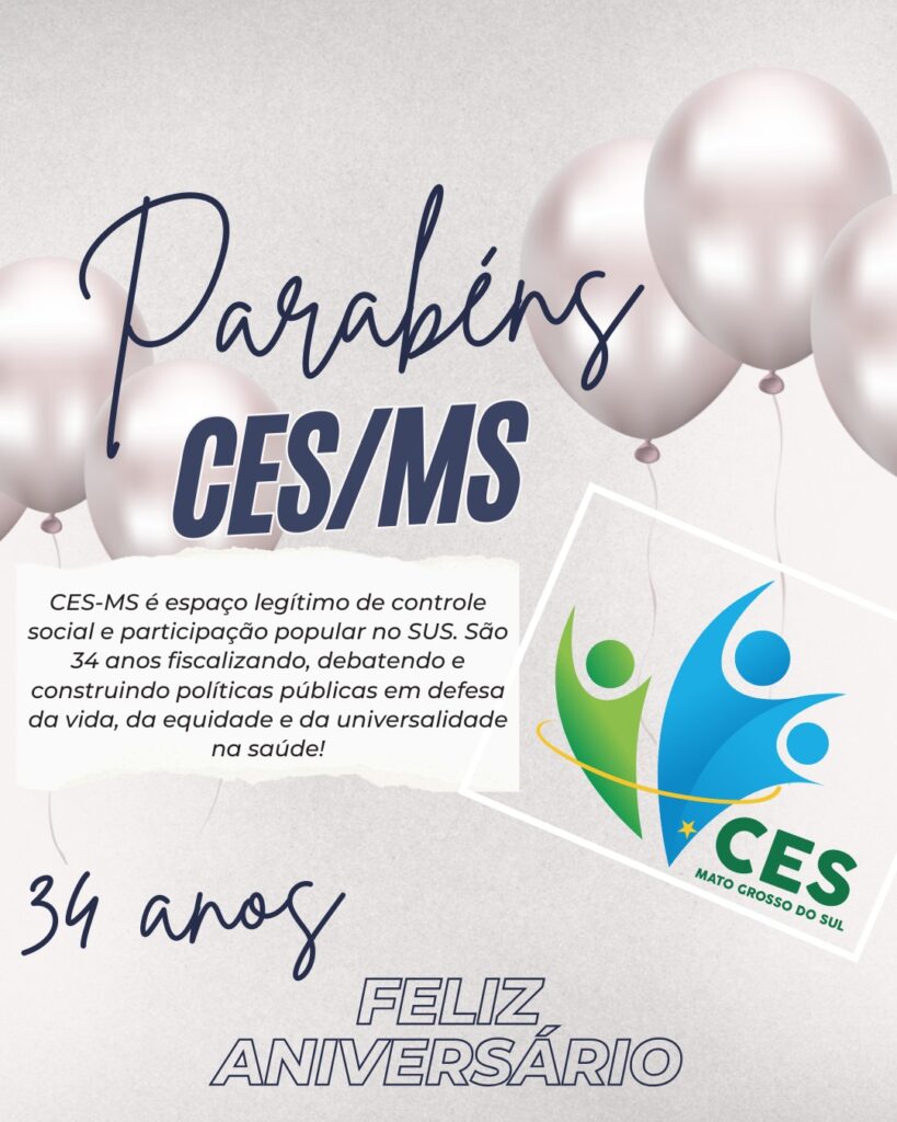 Parabéns, Conselho Estadual de Saúde de MS!